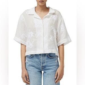 Rag & Bone Marrow embroidered shirt - size Small